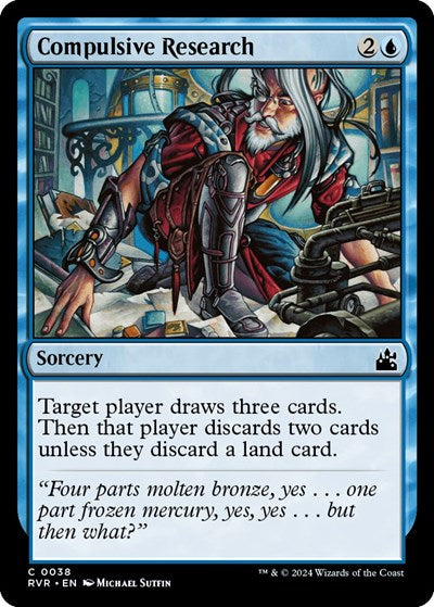 Compulsive Research RVR #38 (Near Mint Common) Magic: The Gathering: Ravnica Remastered