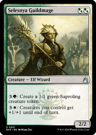 Selesnya Guildmage RVR #221 (Near Mint Uncommon) Magic: The Gathering: Ravnica Remastered