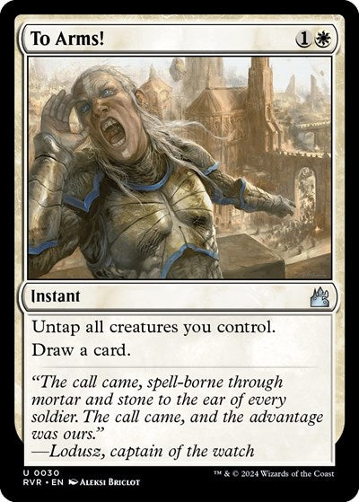 To Arms RVR #30 (Near Mint Uncommon) Magic: The Gathering: Ravnica Remastered
