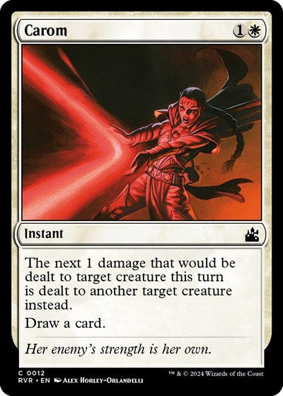 Carom RVR #12 (Near Mint Common) Magic: The Gathering: Ravnica Remastered