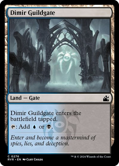 Dimir Guildgate RVR #276 (Near Mint Common) Magic: The Gathering: Ravnica Remastered