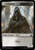 Spirit Token 0018 RVR #18 (Near Mint T) Magic: The Gathering: Ravnica Remastered
