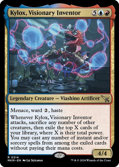 Kylox Visionary Inventor Murders at Karlov Manor MKM #214 (Rare) Magic: The Gathering: