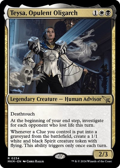 Teysa Opulent Oligarch Murders at Karlov Manor MKM #234 (Rare) Magic: The Gathering: