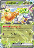 Espathra ex 006 091 Holofoil PAF #006/091 (Near Mint Double Rare) Pokemon: SV: Paldean Fates