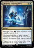 Officious Interrogation Murders at Karlov Manor MKM #222 (Rare) Magic: The Gathering: