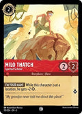 Milo Thatch - Spirited Scholar 3 #115/204 (Near Mint Common) Disney Lorcana: Into the Inklands