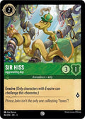 Sir Hiss - Aggravating Asp 3 #86/204 (Near Mint Common) Disney Lorcana: Into the Inklands