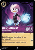 Lena Sabrewing - Rebellious Teenager 3 #43/204 (Near Mint Common) Disney Lorcana: Into the Inklands