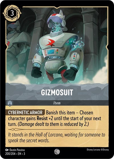 Gizmosuit 3 #200/204 (Near Mint Common) Disney Lorcana: Into the Inklands