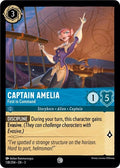 Captain Amelia - First in Command 3 #138/204 (Near Mint Common) Disney Lorcana: Into the Inklands