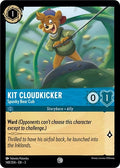 Kit Cloudkicker - Spunky Bear Cub 3 #148/204 (Near Mint Common) Disney Lorcana: Into the Inklands