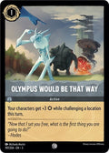Olympus Would Be That Way 3 #197/204 (Near Mint Common) Disney Lorcana: Into the Inklands