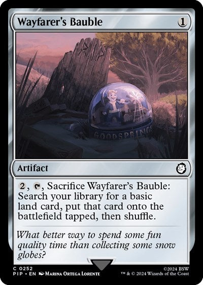 Wayfarers Bauble PIP #252 (Near Mint Common) Magic: The Gathering: Universes Beyond: Fallout