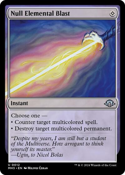Null Elemental Blast MH3 #12 (Near Mint Uncommon) Magic: The Gathering: Modern Horizons 3