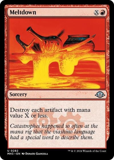 Meltdown Modern Horizons 3 MH3 #282 (Uncommon) Magic: The Gathering: