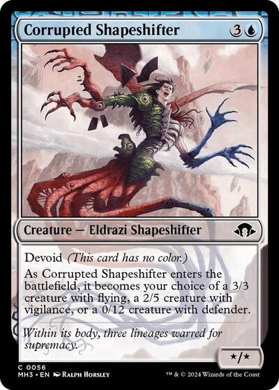 Corrupted Shapeshifter MH3 #56 (Near Mint Common) Magic: The Gathering: Modern Horizons 3