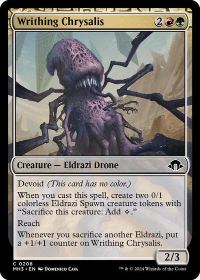 Writhing Chrysalis MH3 #208 (Near Mint Common) Magic: The Gathering: Modern Horizons 3