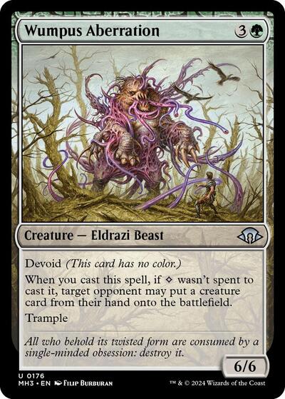 Wumpus Aberration MH3 #176 (Near Mint Uncommon) Magic: The Gathering: Modern Horizons 3