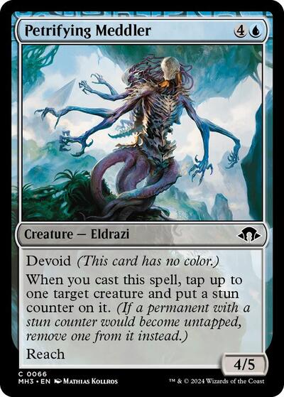 Petrifying Meddler MH3 #66 (Near Mint Common) Magic: The Gathering: Modern Horizons 3
