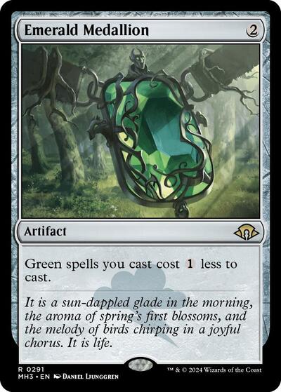 Emerald Medallion MH3 #291 (Near Mint Rare) Magic: The Gathering: Modern Horizons 3