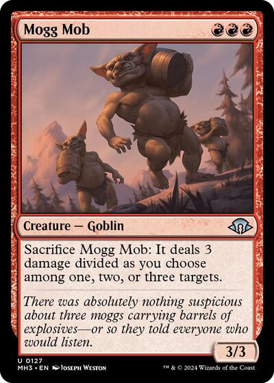 Mogg Mob MH3 #127 (Near Mint Uncommon) Magic: The Gathering: Modern Horizons 3