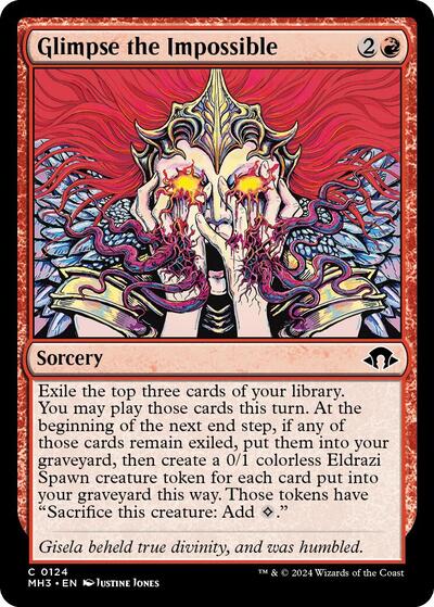 Glimpse the Impossible MH3 #124 (Near Mint Common) Magic: The Gathering: Modern Horizons 3