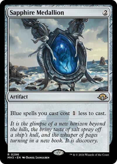 Sapphire Medallion MH3 #296 (Near Mint Rare) Magic: The Gathering: Modern Horizons 3