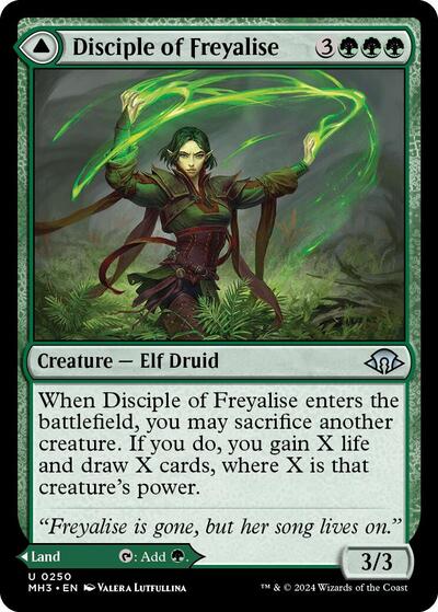 Disciple of Freyalise MH3 #250 (Near Mint Uncommon) Magic: The Gathering: Modern Horizons 3