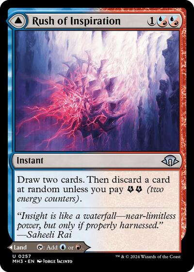 Rush of Inspiration MH3 #257 (Near Mint Uncommon) Magic: The Gathering: Modern Horizons 3