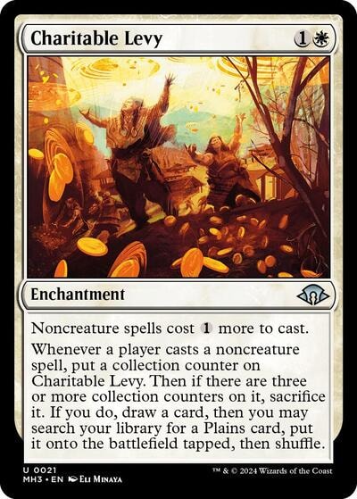 Charitable Levy Modern Horizons 3 MH3 #21 (Uncommon) Magic: The Gathering: