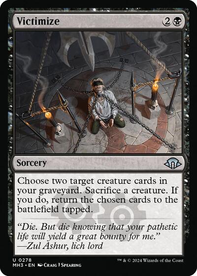 Victimize MH3 #278 (Near Mint Uncommon) Magic: The Gathering: Modern Horizons 3