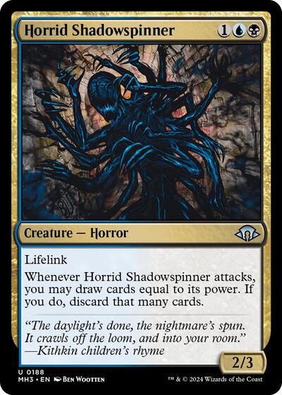 Horrid Shadowspinner MH3 #188 (Near Mint Uncommon) Magic: The Gathering: Modern Horizons 3