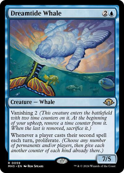 Dreamtide Whale MH3 #59 (Near Mint Rare) Magic: The Gathering: Modern Horizons 3