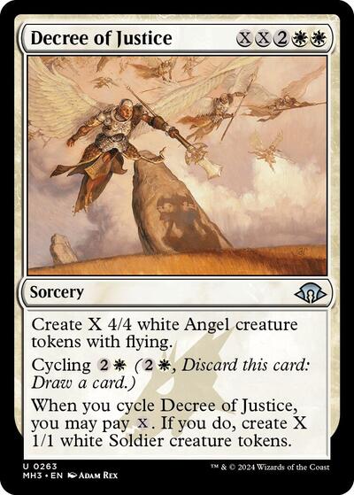 Decree of Justice MH3 #263 (Near Mint Uncommon) Magic: The Gathering: Modern Horizons 3