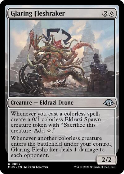 Glaring Fleshraker MH3 #7 (Near Mint Uncommon) Magic: The Gathering: Modern Horizons 3