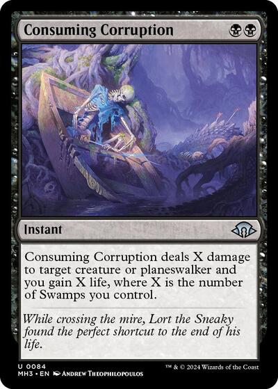 Consuming Corruption MH3 #84 (Near Mint Uncommon) Magic: The Gathering: Modern Horizons 3