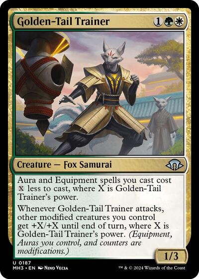 Golden Tail Trainer MH3 #187 (Near Mint Uncommon) Magic: The Gathering: Modern Horizons 3