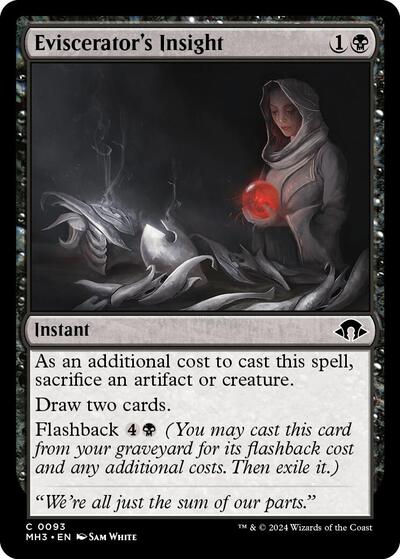 Eviscerators Insight MH3 #93 (Near Mint Common) Magic: The Gathering: Modern Horizons 3