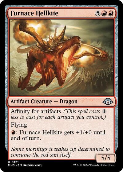 Furnace Hellkite MH3 #121 (Near Mint Uncommon) Magic: The Gathering: Modern Horizons 3