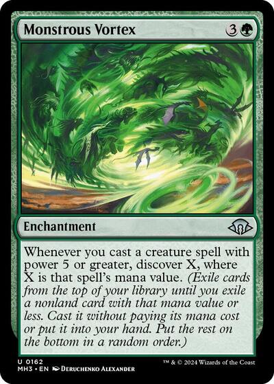 Monstrous Vortex MH3 #162 (Near Mint Uncommon) Magic: The Gathering: Modern Horizons 3