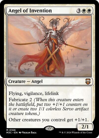 Angel of Invention M3C #166 (Near Mint Mythic Rare) Magic: The Gathering: Commander: Modern Horizons 3