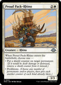 Proud Pack Rhino MH3 #41 (Near Mint Uncommon) Magic: The Gathering: Modern Horizons 3