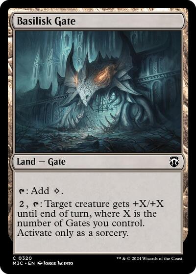 Basilisk Gate M3C #320 (Near Mint Common) Magic: The Gathering: Commander: Modern Horizons 3