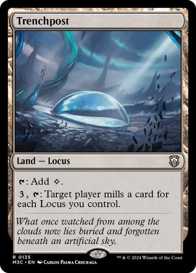 Trenchpost M3C #135 (Near Mint Rare) Magic: The Gathering: Commander: Modern Horizons 3