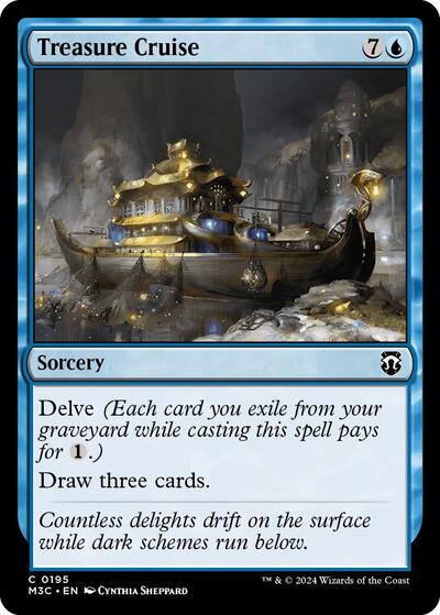Treasure Cruise M3C #195 (Near Mint Common) Magic: The Gathering: Commander: Modern Horizons 3