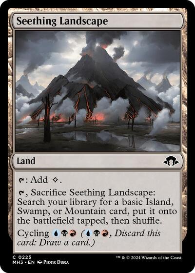 Seething Landscape MH3 #225 (Near Mint Common) Magic: The Gathering: Modern Horizons 3