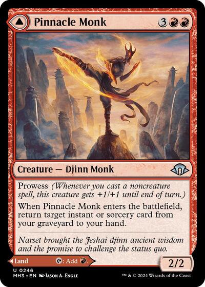 Pinnacle Monk MH3 #246 (Near Mint Uncommon) Magic: The Gathering: Modern Horizons 3