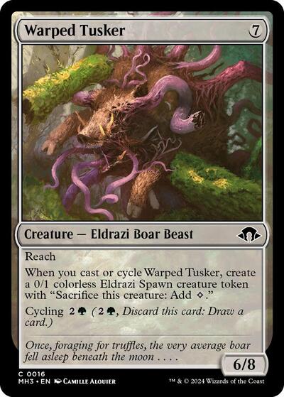 Warped Tusker MH3 #16 (Near Mint Common) Magic: The Gathering: Modern Horizons 3