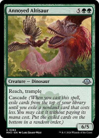Annoyed Altisaur MH3 #284 (Near Mint Uncommon) Magic: The Gathering: Modern Horizons 3